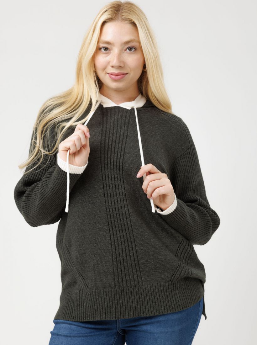 JUMP & ONOT,279.9000,סריג שילוב ריב קפוצ’ון,in-stock