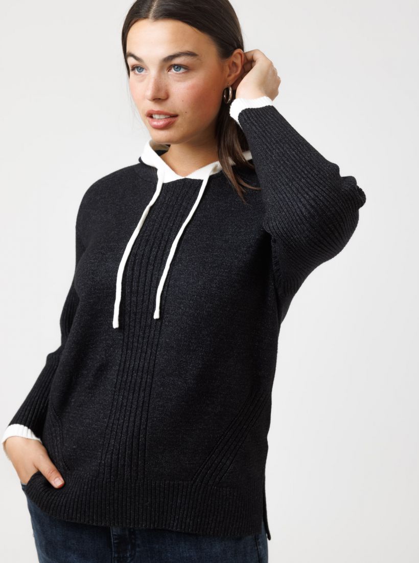 JUMP & ONOT,279.9000,סריג שילוב ריב קפוצ’ון,in-stock