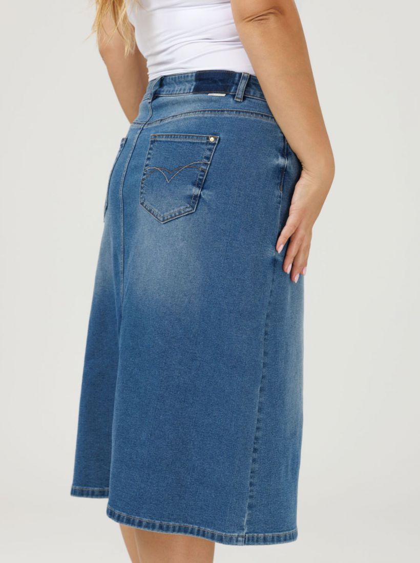 JUMP & ONOT,279.9000,חצאית ג’ינס שליץ קדמי,in-stock