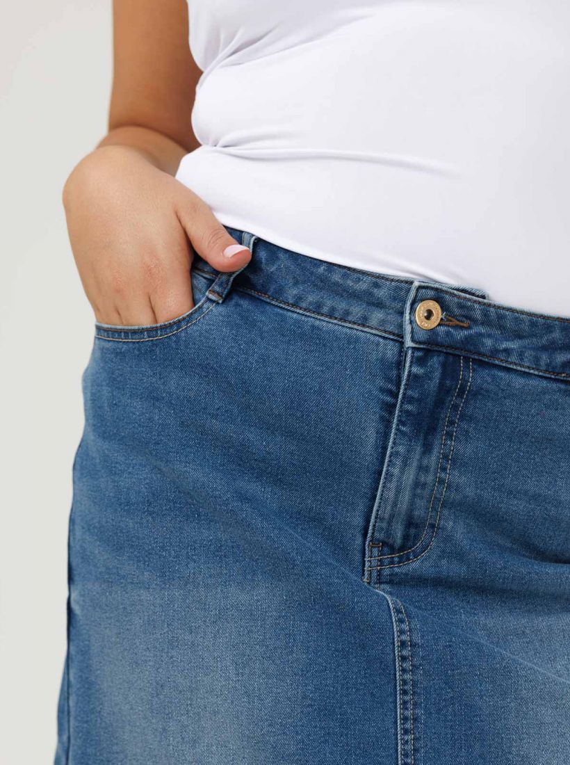 JUMP & ONOT,279.9000,חצאית ג’ינס שליץ קדמי,in-stock