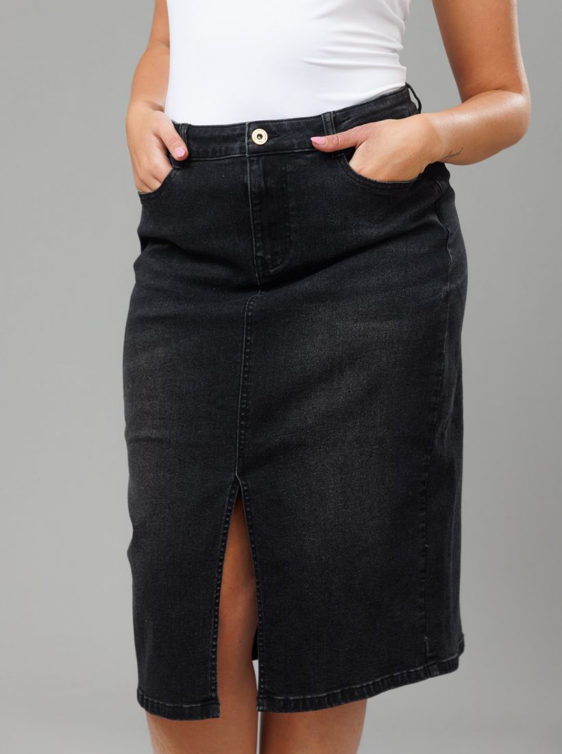 JUMP & ONOT,279.9000,חצאית ג’ינס שליץ קדמי,in-stock