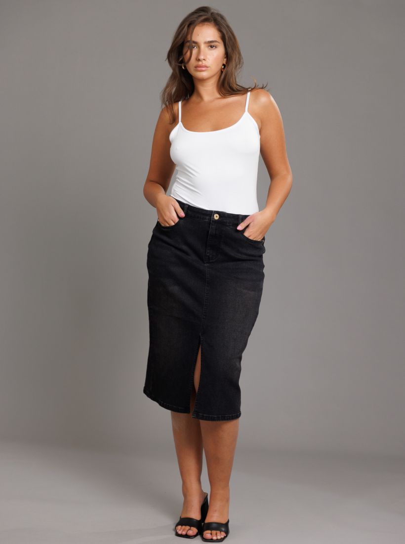 JUMP & ONOT,279.9000,חצאית ג’ינס שליץ קדמי,in-stock