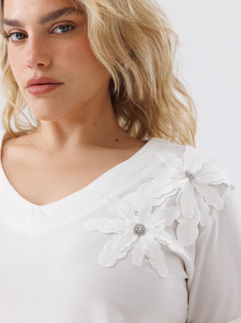 JUMP & ONOT,199.9000,טוניקה פרח משובץ,in-stock