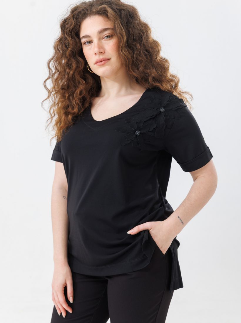 JUMP & ONOT,199.9000,טוניקה פרח משובץ,in-stock