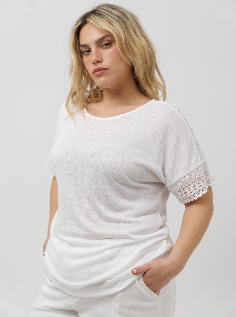 JUMP & ONOT,179.9000,חולצה שרוול תחרה,in-stock