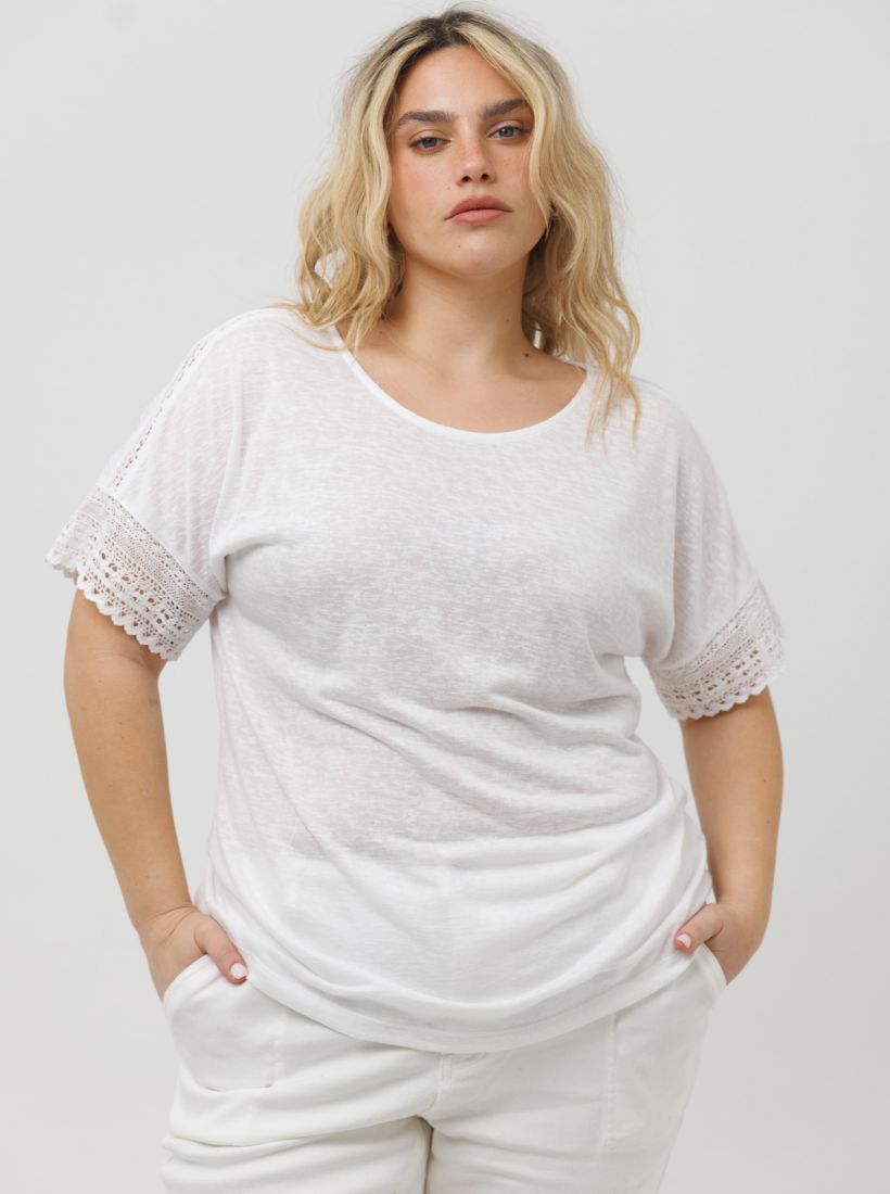 JUMP & ONOT,179.9000,חולצה שרוול תחרה,in-stock