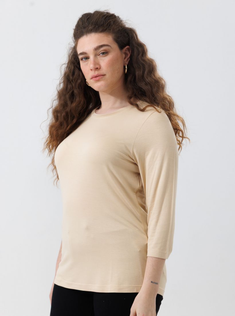 JUMP & ONOT,139.0000,חולצה ניקי שרוול 3/4 פרומ,in-stock