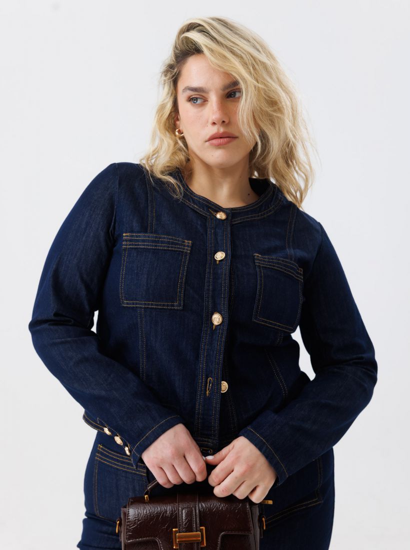 JUMP & ONOT,379.9000,זקט גינס כפתורי זהב,in-stock