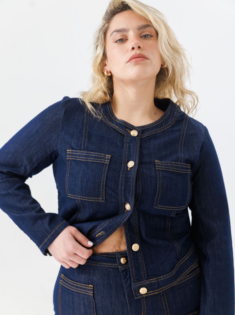 JUMP & ONOT,379.9000,זקט גינס כפתורי זהב,in-stock