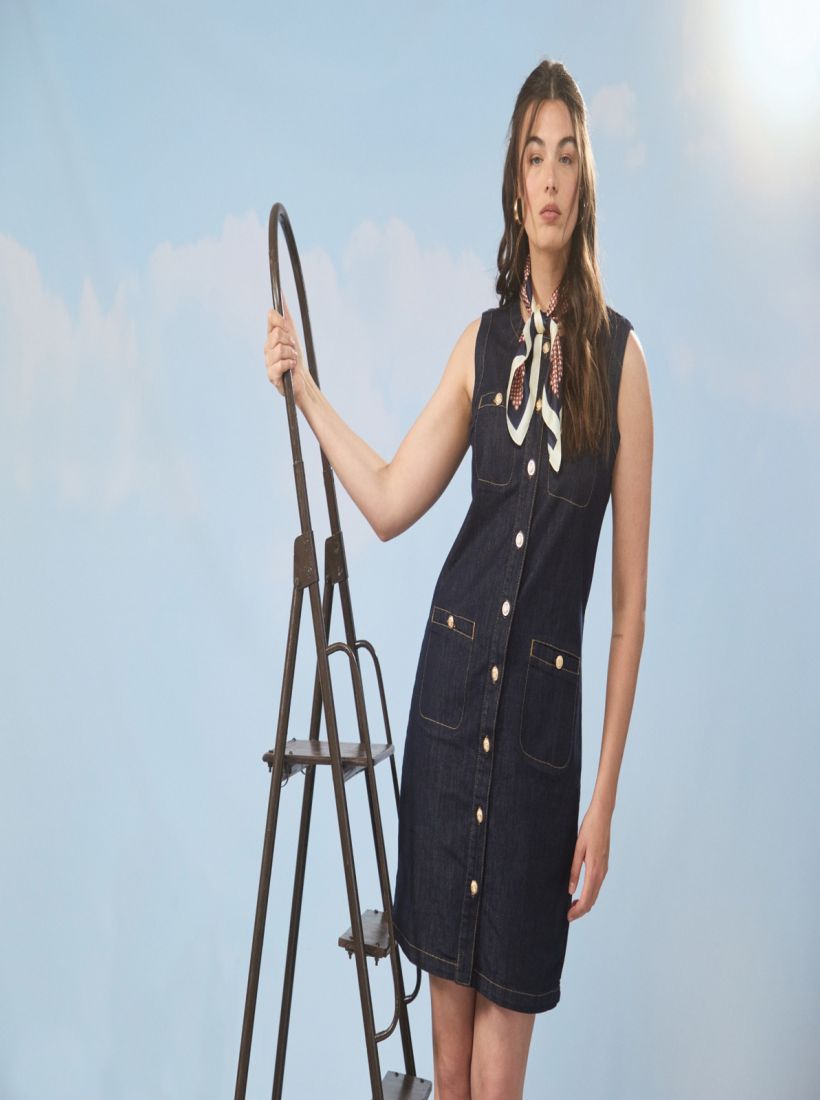 JUMP & ONOT,349.9000,שמלה גינס כפתורי זהב,in-stock