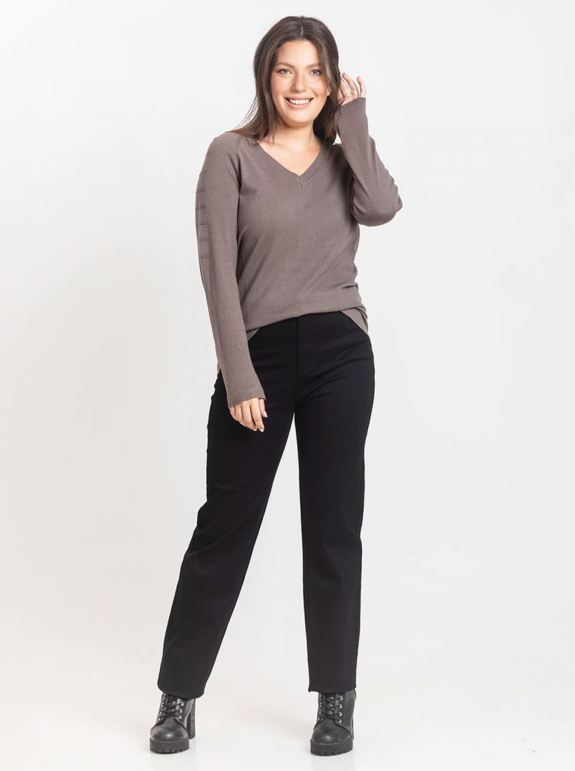 JUMP & ONOT,159.9000,סריג עיטור שרוול פרומו,in-stock