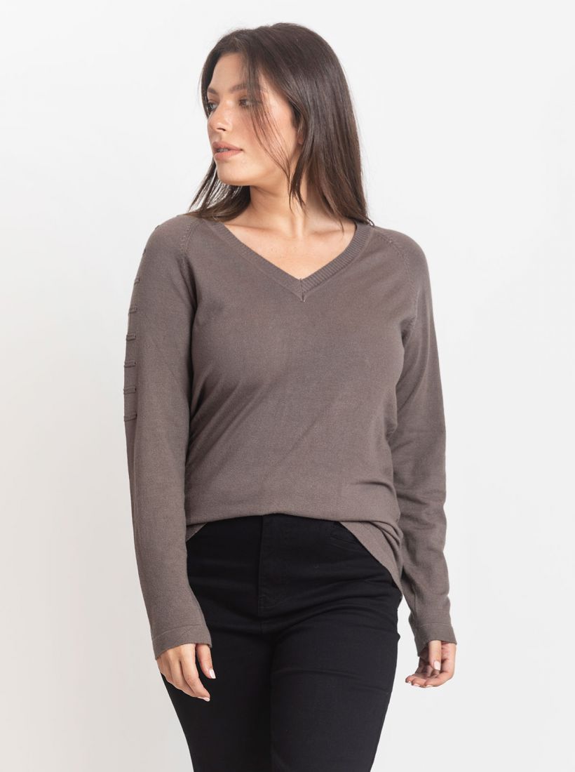 JUMP & ONOT,159.9000,סריג עיטור שרוול פרומו,in-stock