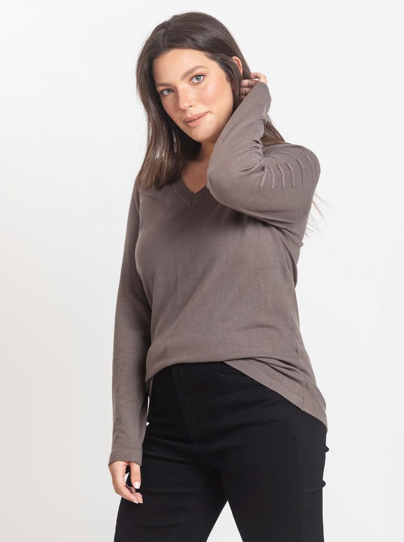 JUMP & ONOT,159.9000,סריג עיטור שרוול פרומו,in-stock