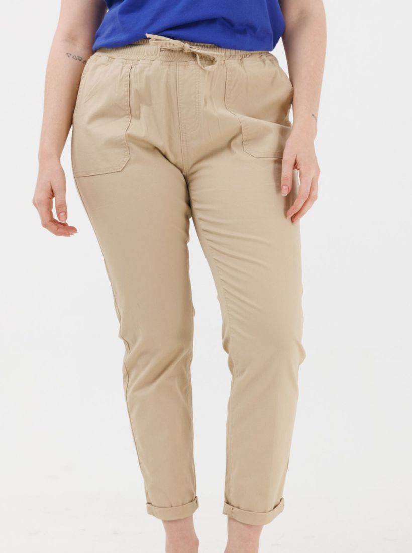 JUMP & ONOT,179.9000,מכנסי גומי כותנה 7/8 פרומו,in-stock