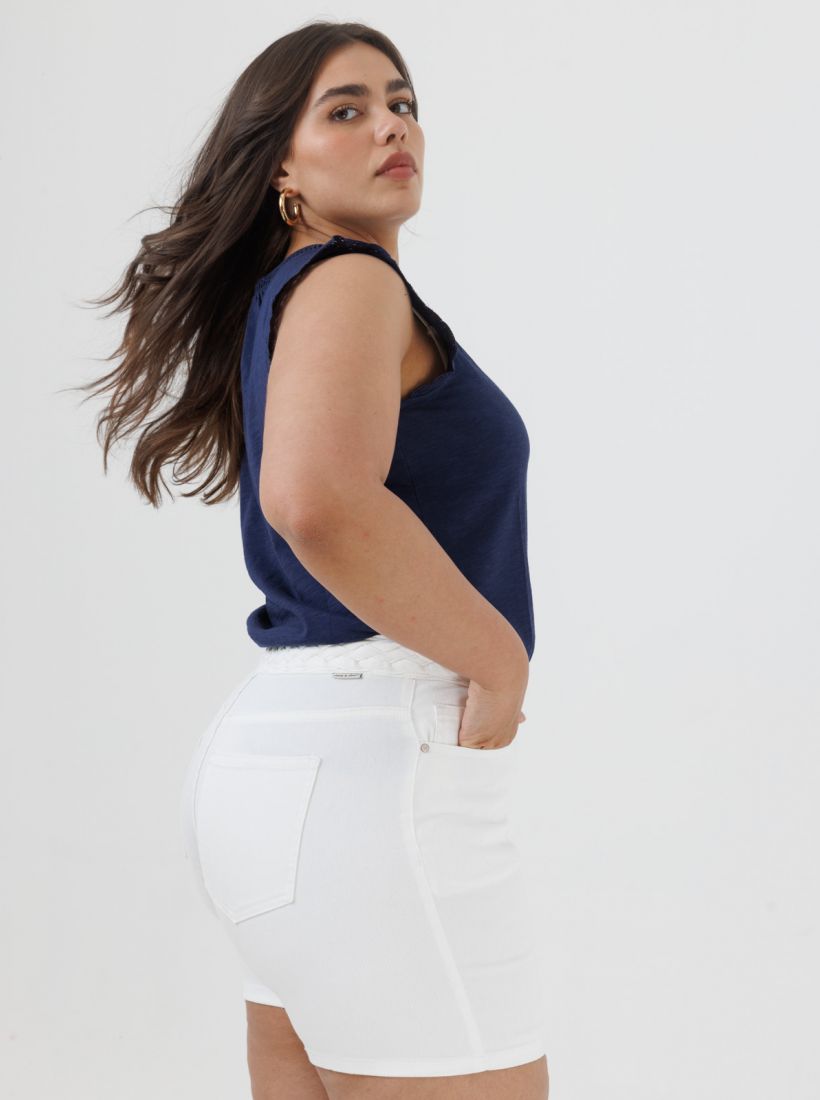 JUMP & ONOT,249.9000,שורט ג’ינס MOM חגורת צמה,in-stock