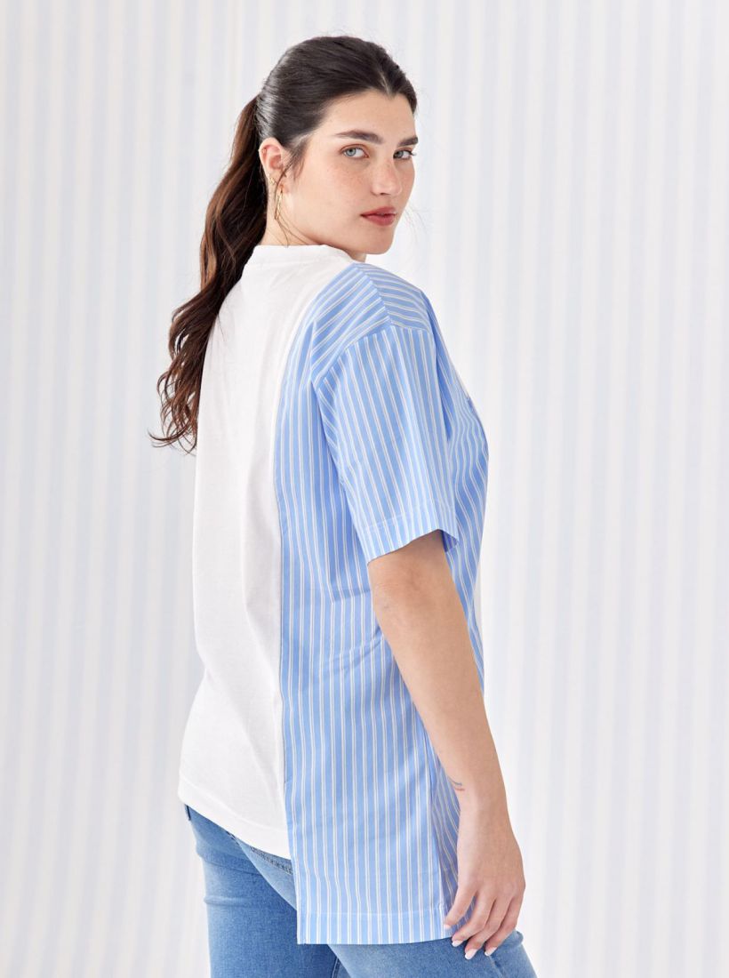 JUMP & ONOT,159.9000,טוניקה שילוב פסים,in-stock