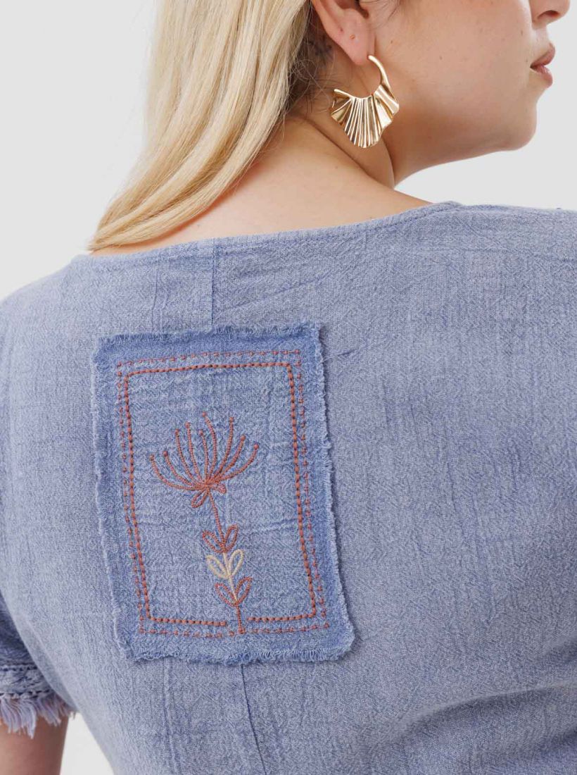 JUMP & ONOT,159.9000,טוניקה קנבס סרט תחרה,in-stock