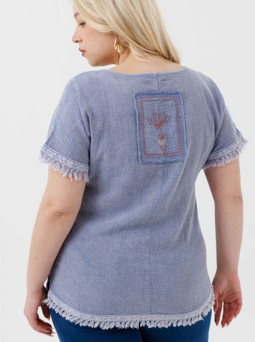 JUMP & ONOT,159.9000,טוניקה קנבס סרט תחרה,in-stock