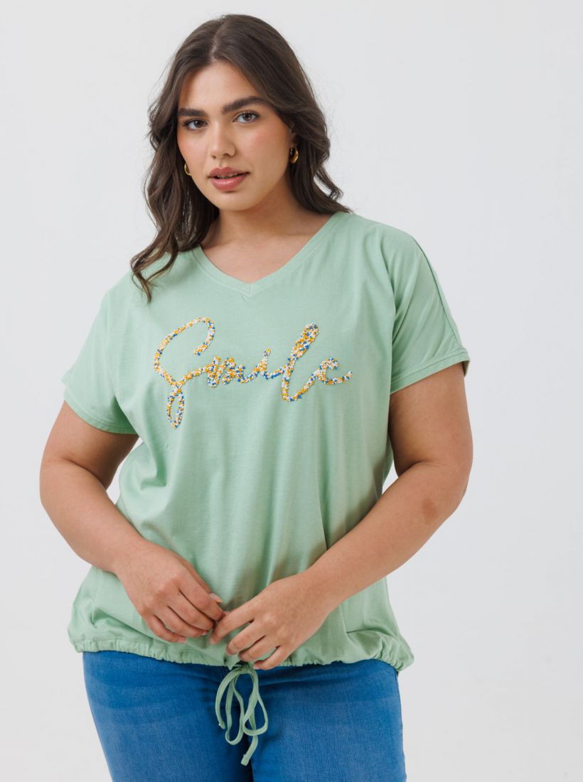 JUMP & ONOT,179.9000,חולצה עיטור חרוזים,in-stock