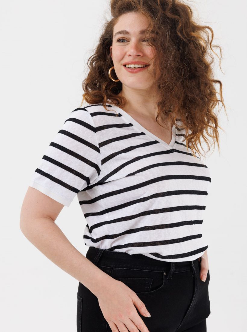 JUMP & ONOT,159.9000,חולצה פסים,in-stock