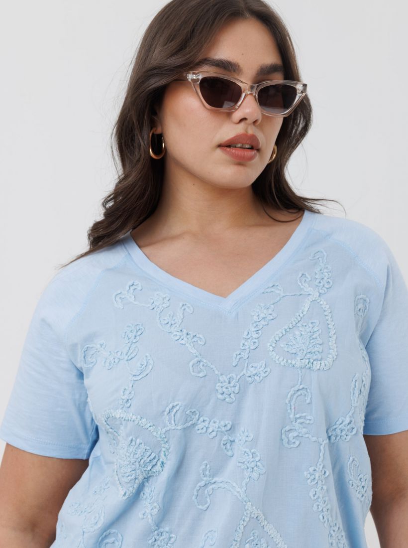 JUMP & ONOT,229.9000,חולצה עיטור רקמה,in-stock