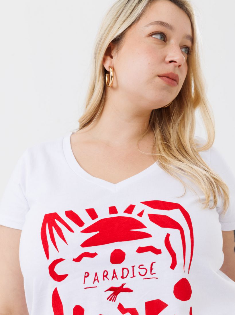 JUMP & ONOT,129.9000,חולצה דפוס שילוב רקמה פרומו,in-stock