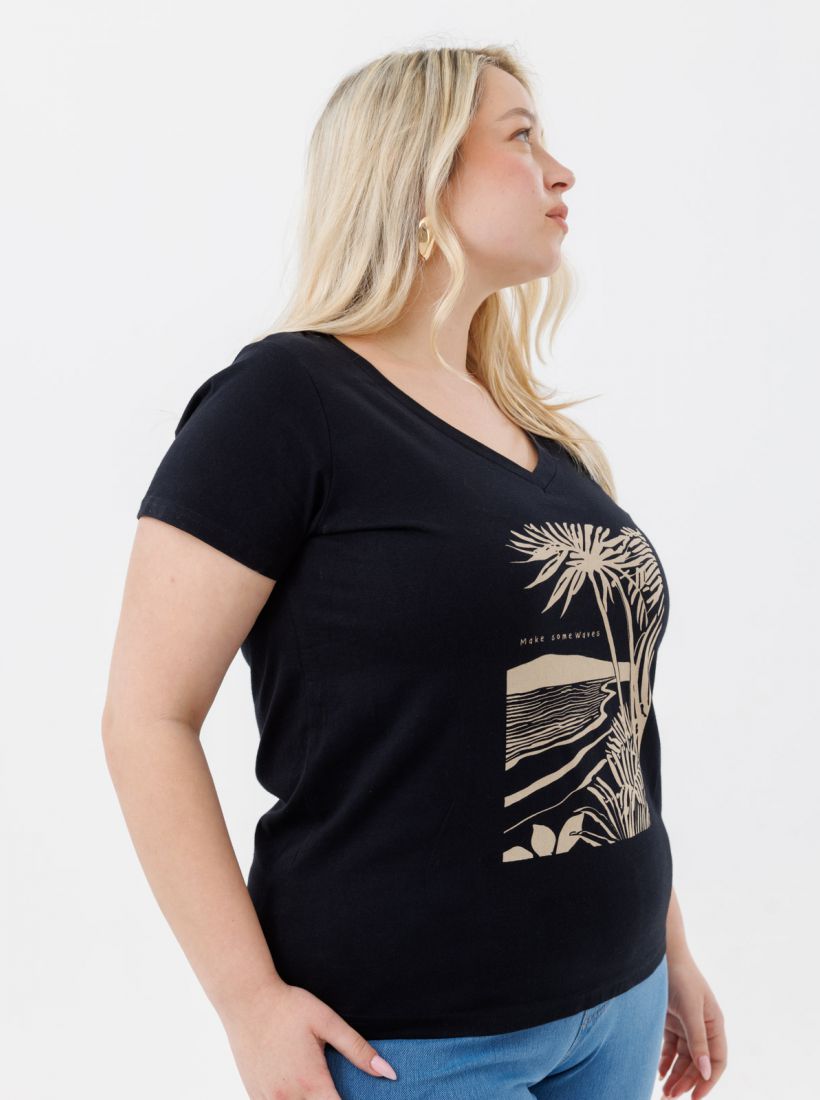 JUMP & ONOT,129.9000,חולצה דפוס שילוב רקמה פרומו,in-stock