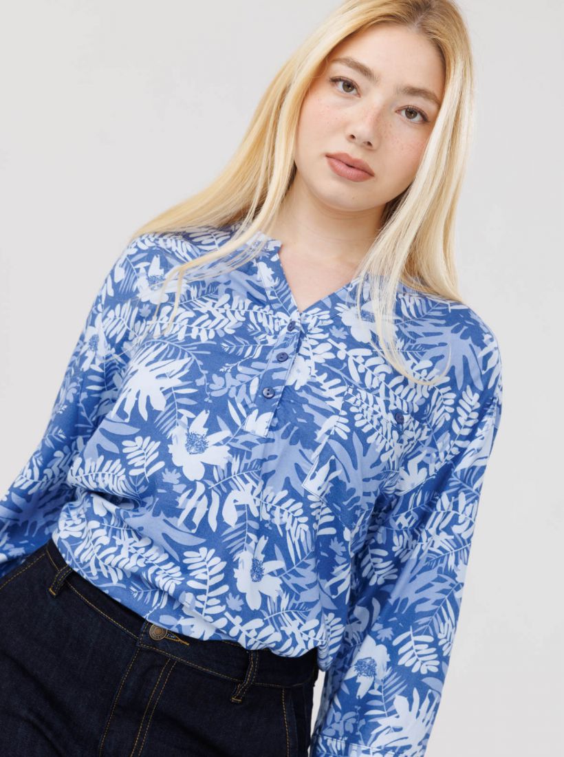 JUMP & ONOT,199.9000,חולצה ויסקוזה דפוסים פרומו,in-stock