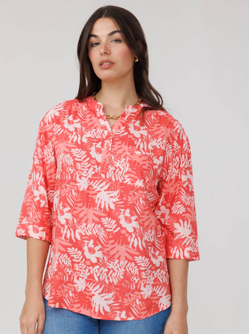 JUMP & ONOT,199.9000,חולצה ויסקוזה דפוסים פרומו,in-stock