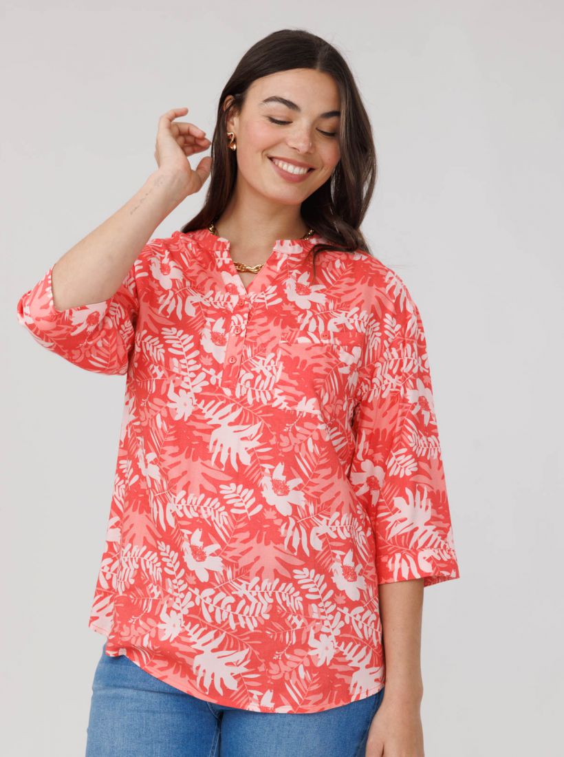 JUMP & ONOT,199.9000,חולצה ויסקוזה דפוסים פרומו,in-stock