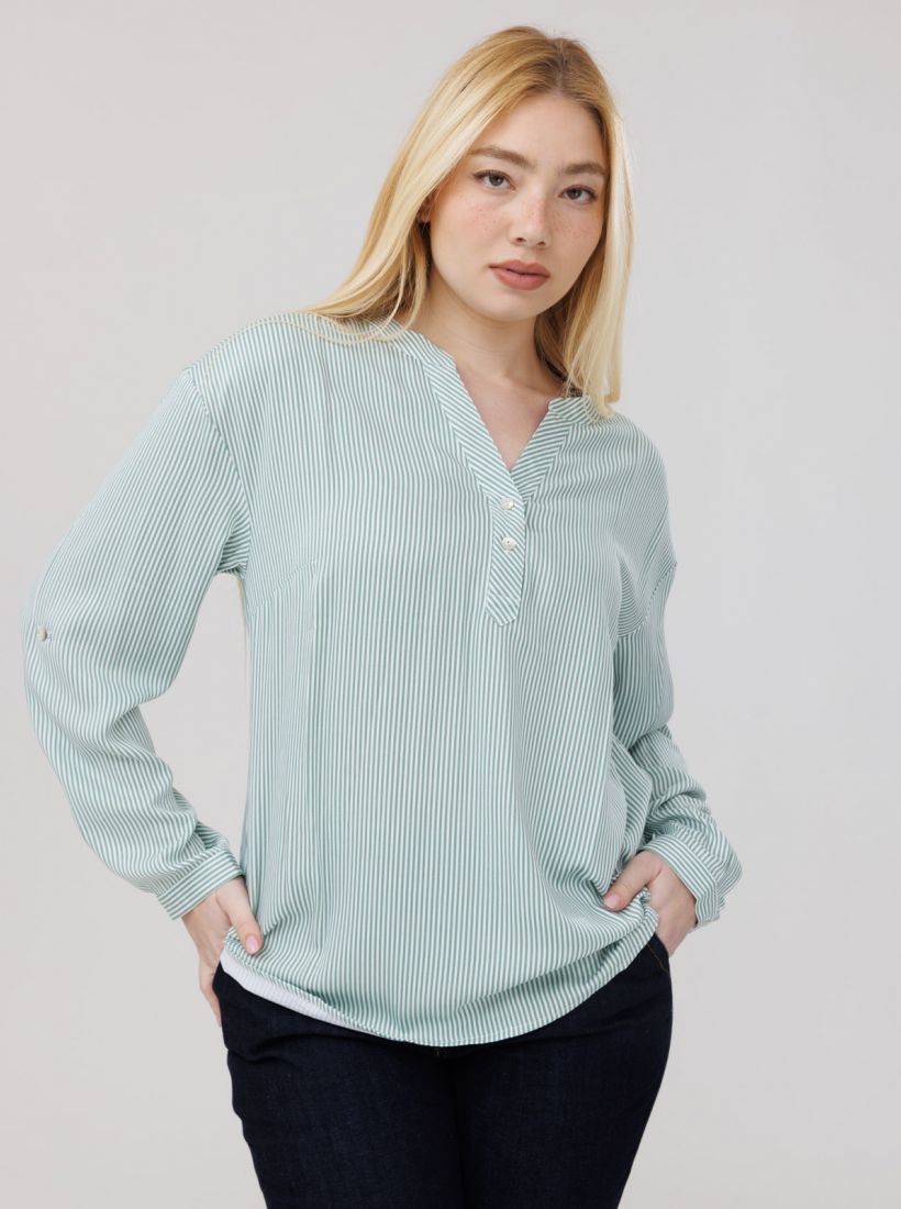 JUMP & ONOT,179.9000,חולצה פסים שינה כפתורים פרומו,in-stock