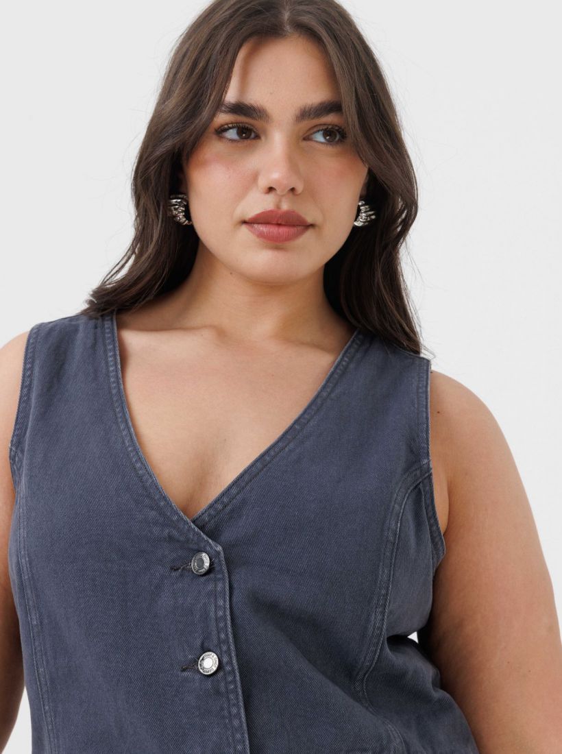 JUMP & ONOT,299.9000,וסט גינס מחוייט סט,in-stock