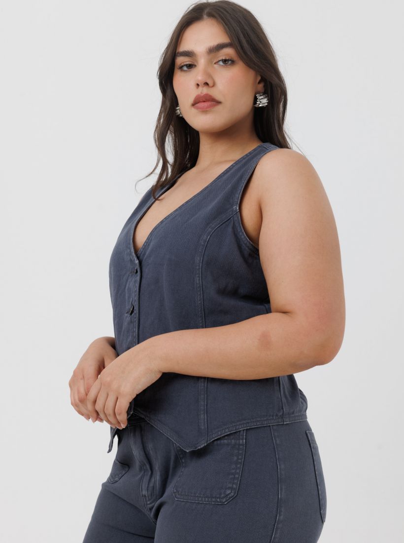 JUMP & ONOT,299.9000,וסט גינס מחוייט סט,in-stock