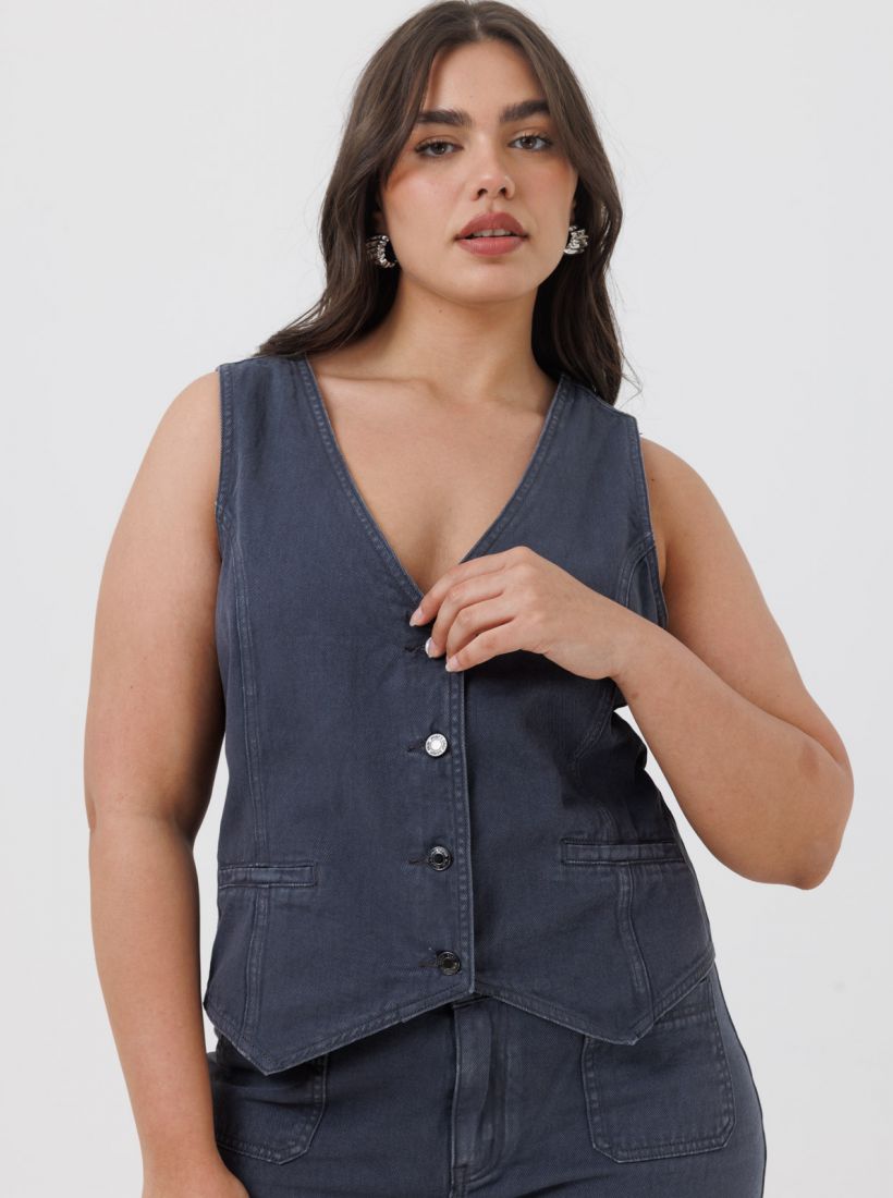 JUMP & ONOT,299.9000,וסט גינס מחוייט סט,in-stock