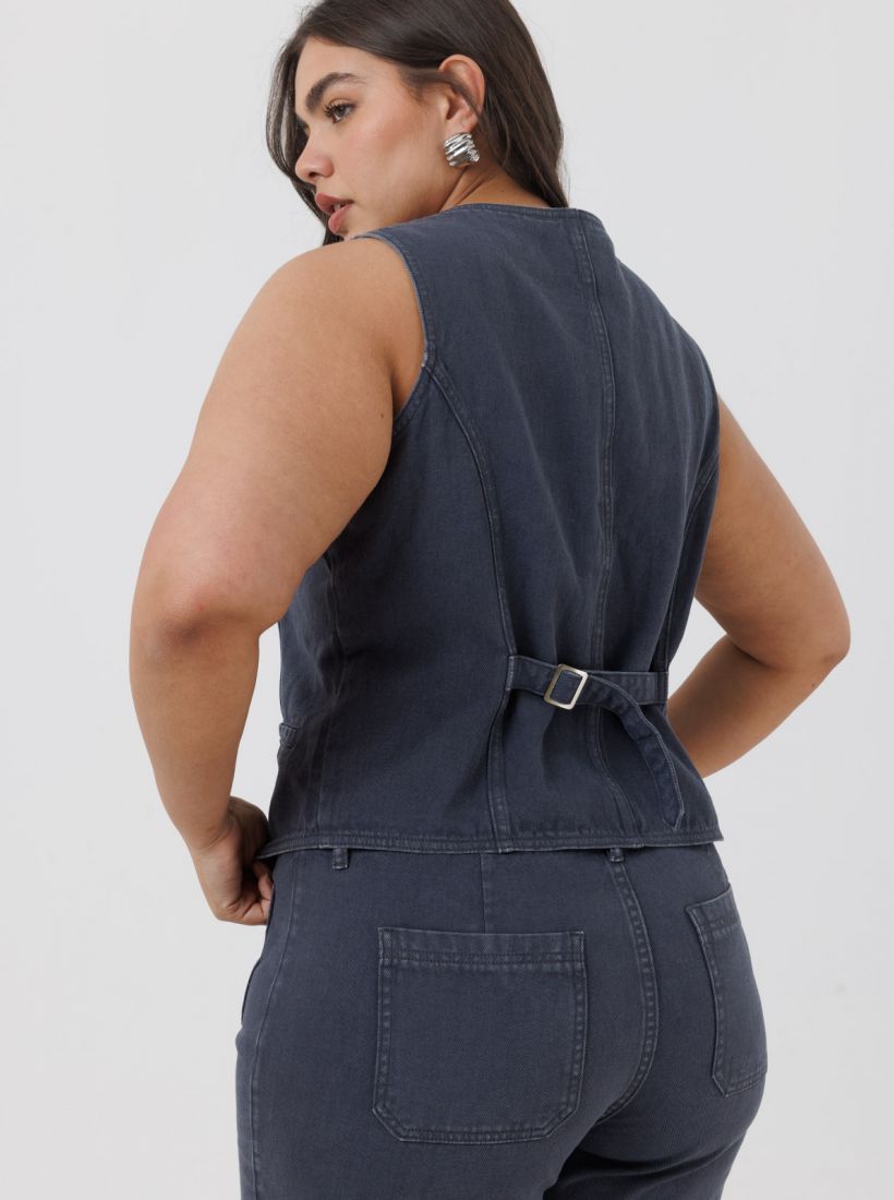 JUMP & ONOT,299.9000,וסט גינס מחוייט סט,in-stock