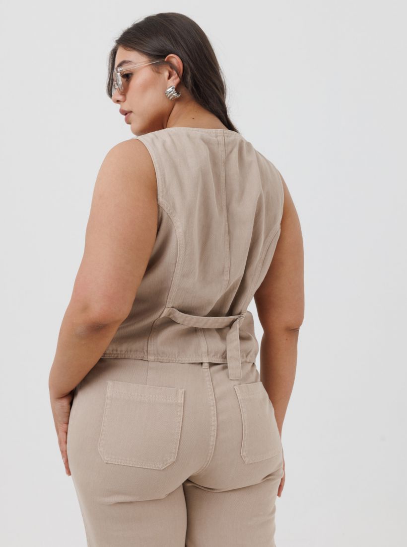 JUMP & ONOT,299.9000,וסט גינס מחוייט סט,in-stock