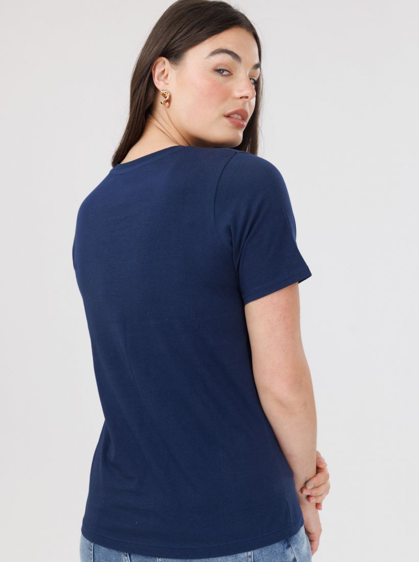 JUMP & ONOT,59.0000,חולצת בייסיק צווארון וי קצר,in-stock