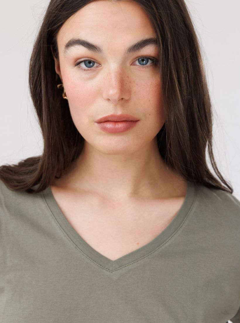 JUMP & ONOT,59.0000,חולצת בייסיק צווארון וי קצר,in-stock