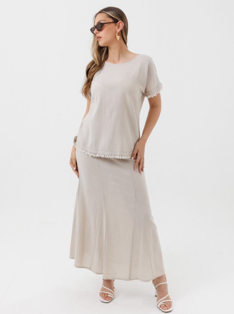 JUMP & ONOT,179.9000,חצאית קנבס חתכים,in-stock