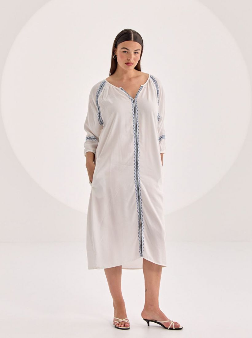 JUMP & ONOT,299.9000,שמלה טנסל רקמה,in-stock