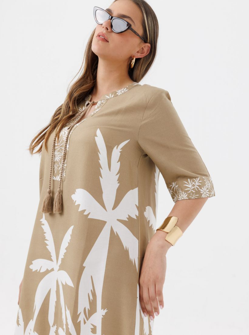 JUMP & ONOT,279.9000,שמלה מקסי קומות מודפסת,in-stock