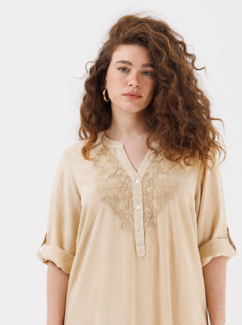 JUMP & ONOT,199.9000,גלביה שטופה עם רקמה פרומו,in-stock