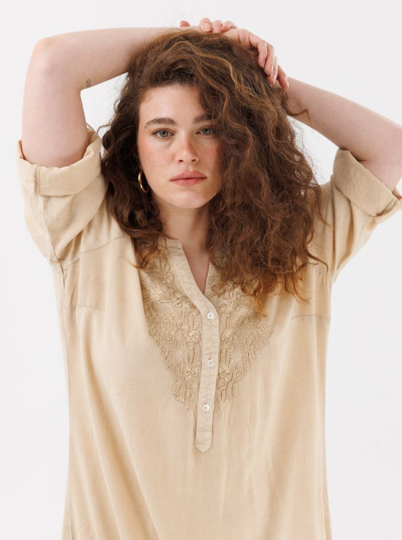 JUMP & ONOT,199.9000,גלביה שטופה עם רקמה פרומו,in-stock