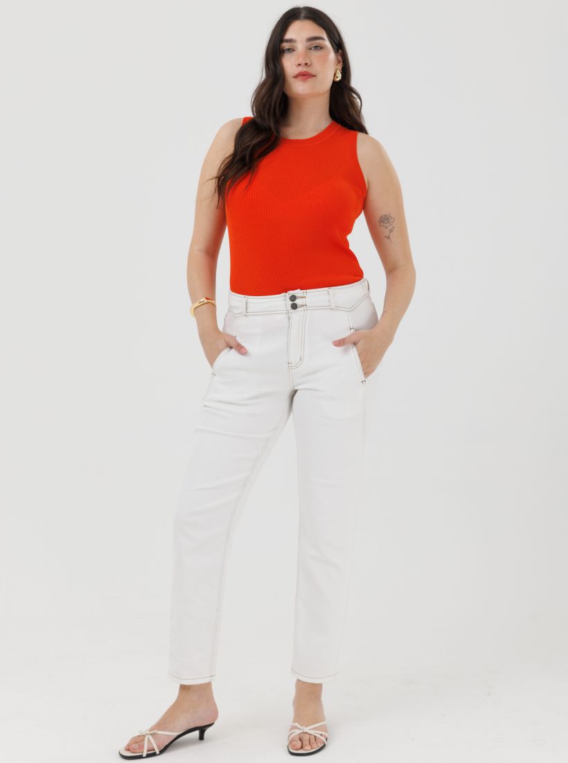 JUMP & ONOT,299.9000,ג’ינס 7/8 MOM חתכים,in-stock