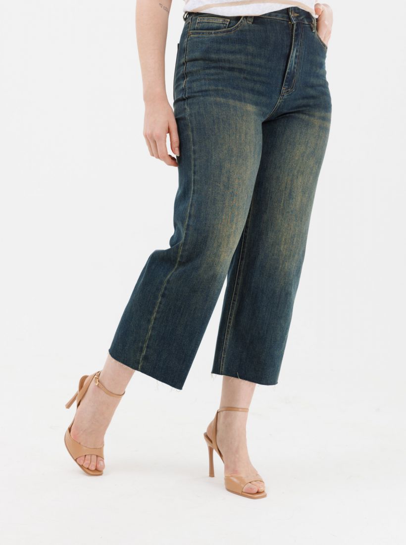 JUMP & ONOT,299.9000,STRAIGHT RAW EDGE ג’ינס 7/8,in-stock