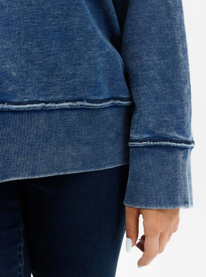 JUMP & ONOT,279.9000,סווטשירט אינדיגו שטוף,in-stock