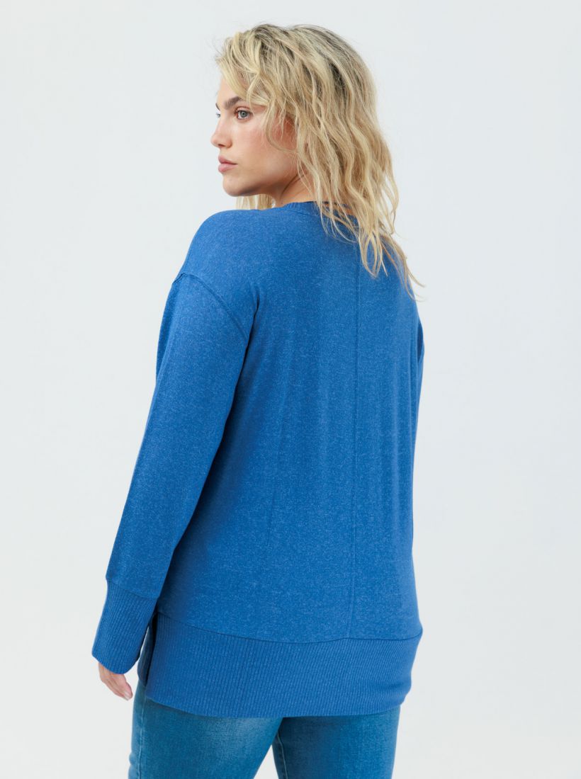 JUMP & ONOT,199.9000,סריג טוניקה עם ריב פרומו,in-stock