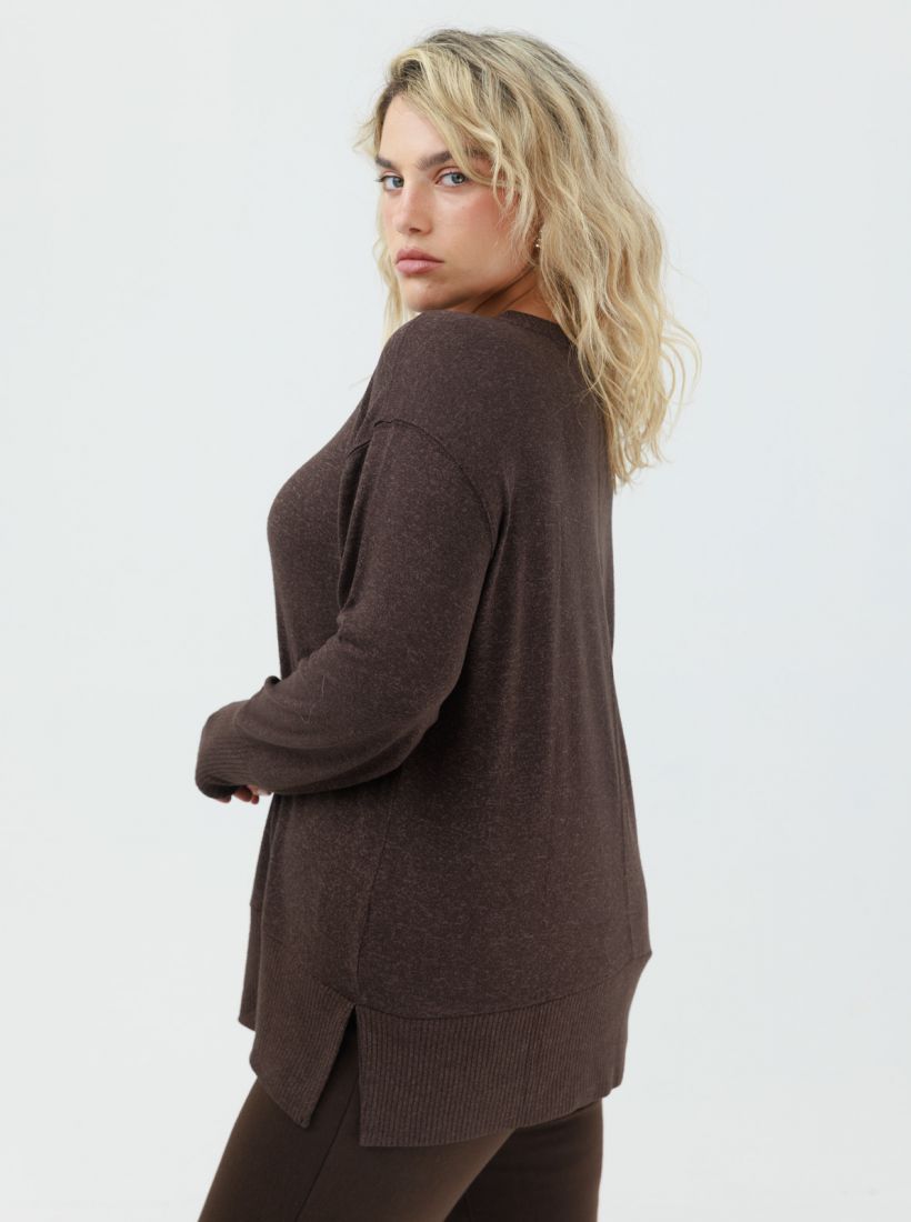 JUMP & ONOT,199.9000,סריג טוניקה עם ריב פרומו,in-stock