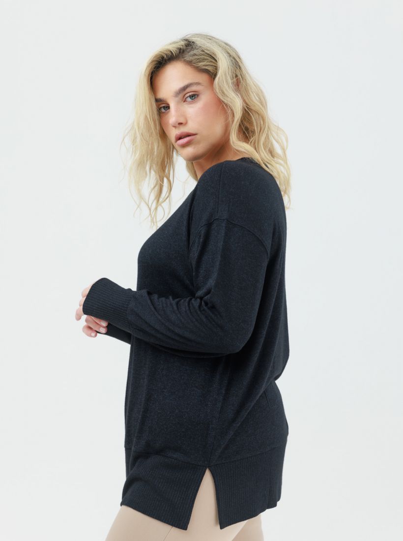 JUMP & ONOT,199.9000,סריג טוניקה עם ריב פרומו,in-stock