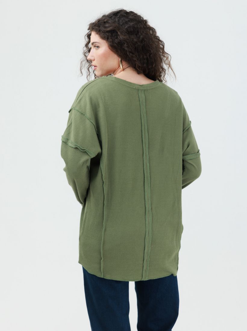 JUMP & ONOT,179.9000,טוניקה וופל ארוכה,in-stock